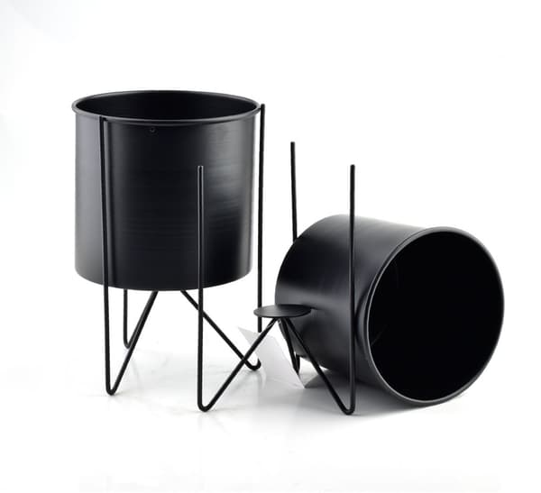 SWEN BLACK Sæt med 2 betræk 18xh26cm/16xh23cm