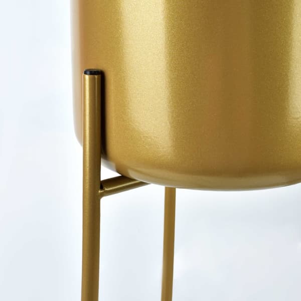 SWEN GOLD Sæt med 3 betræk på stativ 19xh77cm/19xh66cm/19xh55cm