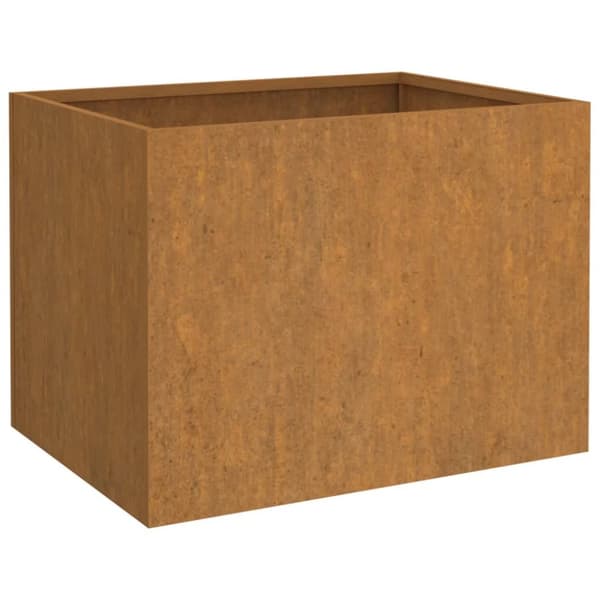 The Living Store Odlingslåda 62x47x46 cm rosttrögt stål -  Krukor & odlingslådor