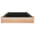 Miniatyrbillede 6 af 9: The Living Store plantekasse med foring 240x120x25 cm massivt fyrretræ -  Plantekrukker