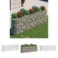Miniatyrbillede 1 af 9: The Living Store gabion-højbed 330x50x100 cm galvaniseret jern -  Plantekrukker