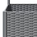 Miniatyrbild 8 av 9: The Living Store Odlingslåda med spaljé ljusgrå 120x40x136 cm PP -  Krukor & odlingslådor