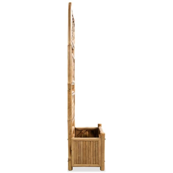 The Living Store Odlingslåda med spaljé upphöjd bambu 40 cm -  Krukor & odlingslådor