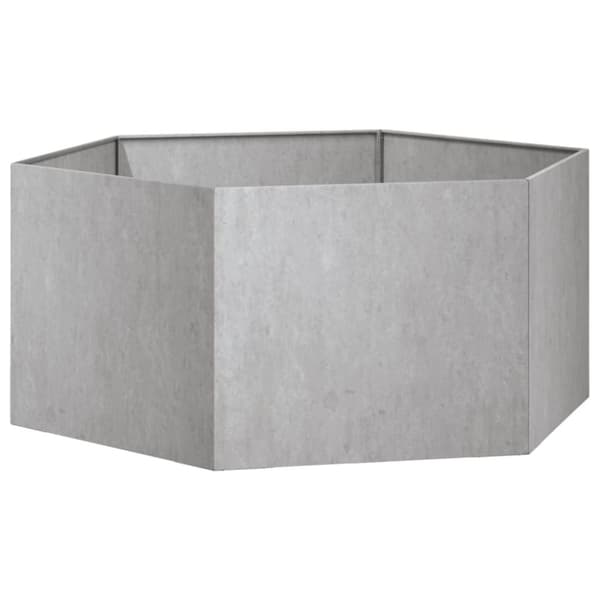 The Living Store Odlingslåda rostfärgad 90x90x45 cm rosttrögt stål -  Krukor & odlingslådor