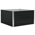 Pikkukuva 3 / 7: The Living Store Korotettu puutarhalaatikko 100x100x45 cm galvanoitu teräs -  Kukkaruukut & istutuslaatikot