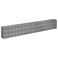 Miniatyrbillede 4 af 8: The Living Store gabion-højbed 360x30x60 cm galvaniseret stål -  Plantekrukker