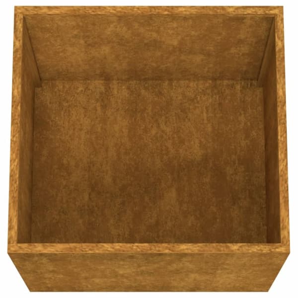 The Living Store plantekasser 2 stk. 32x30x29 cm cortenstål - Plantekrukker