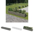 Miniatyrbillede 1 af 9: The Living Store gabion-højbed 360x50x50 cm galvaniseret stål -  Plantekrukker