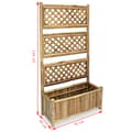 Miniatyrbild 8 av 8: The Living Store Odlingslåda med spaljé bambu 70 cm -  Krukor & odlingslådor