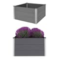 Miniatyrbillede 2 af 9: The Living Store forhøjet plantekasse 100x100x54 cm grå WPC -  Plantekrukker