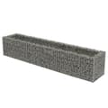 Miniatyrbild 3 av 9: The Living Store Planteringsgabion upphöjd galvaniserat stål 270x50x50 cm -  Krukor & odlingslådor