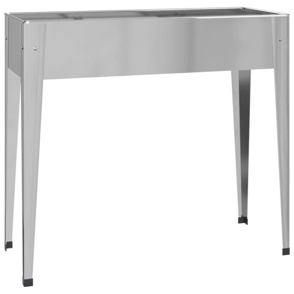 The Living Store plantekasser 2 stk. galvaniseret stål - Plantekrukker
