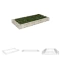 Miniatyrbillede 1 af 7: The Living Store gabion-højbed 200x100x20 cm galvaniseret stål -  Plantekrukker