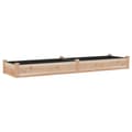 Miniatyrbillede 3 af 9: The Living Store plantekasse med foring 240x60x25 cm massivt fyrretræ -  Plantekrukker