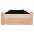 Miniatyrbillede 6 af 9: The Living Store plantekasse med foring 240x60x25 cm massivt fyrretræ -  Plantekrukker