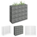 Miniatyrbillede 1 af 8: The Living Store gabion-højbed 90x30x90 cm galvaniseret stål -  Plantekrukker