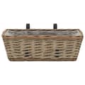 Pikkukuva 4 / 7: The Living Store Parvekkeen kukkalaatikko 2 kpl paju PE-vuori 40 cm -  Kukkaruukut & istutuslaatikot