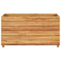 Pikkukuva 4 / 11: The Living Store Korotettu kukkalaatikko 100x40x55 cm kierrätetty tiikki/teräs -  Kukkaruukut & istutuslaatikot