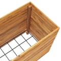 Pikkukuva 7 / 11: The Living Store Korotettu kukkalaatikko 100x40x55 cm kierrätetty tiikki/teräs -  Kukkaruukut & istutuslaatikot