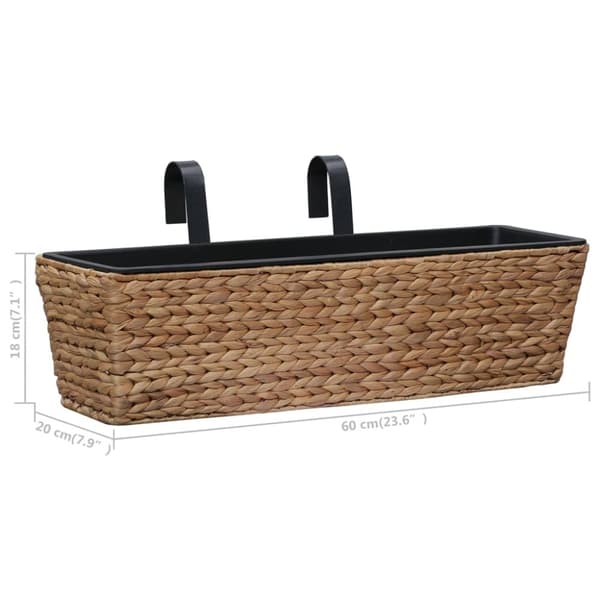 The Living Store plantekasser til haven 2 stk. vandhyacint - Plantekrukker