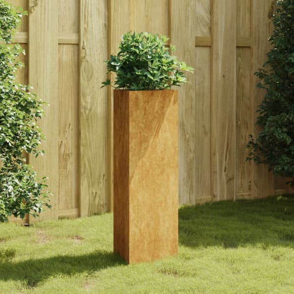 The Living Store plantekrukke 30x26x75 cm cortenstål - Plantekrukker