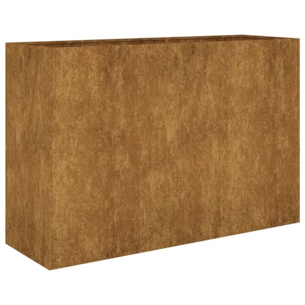 The Living Store højbed 120x40x80 cm cortenstål -  Plantekrukker
