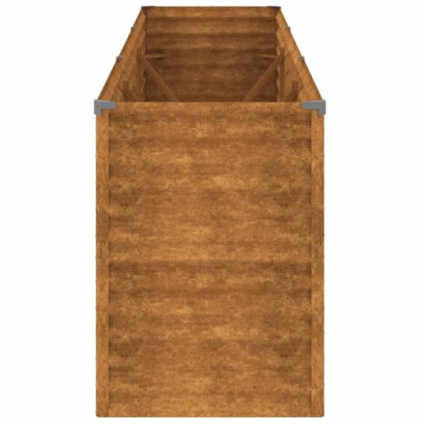 The Living Store højbed 291x50x69 cm cortenstål - Plantekrukker