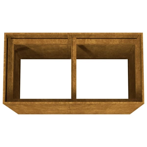 The Living Store Odlingslåda 80x40x80 cm rosttrögt stål -  Krukor & odlingslådor