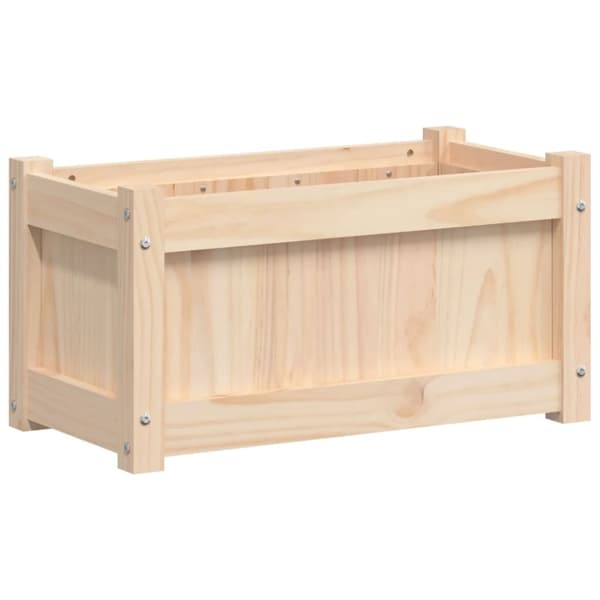 The Living Store Odlingslåda 60x31x31 cm massiv furu -  Krukor & odlingslådor
