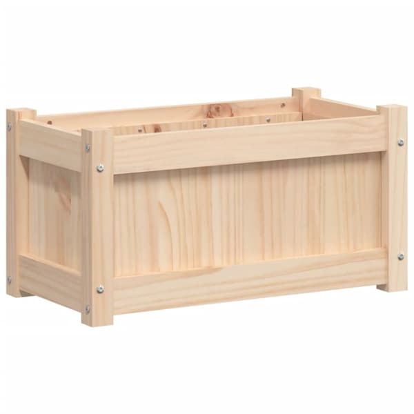 The Living Store Odlingslåda 60x31x31 cm massiv furu -  Krukor & odlingslådor
