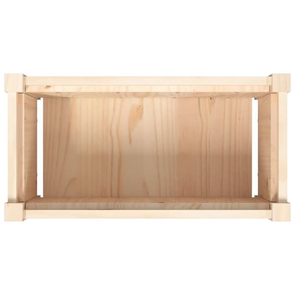 The Living Store Odlingslåda 60x31x31 cm massiv furu -  Krukor & odlingslådor