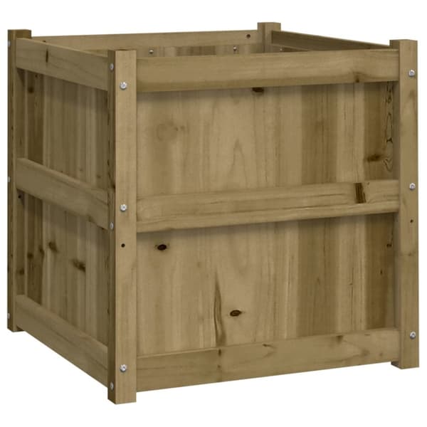 The Living Store Odlingslåda 60x60x60 cm impregnerat furu - Krukor & odlingslådor