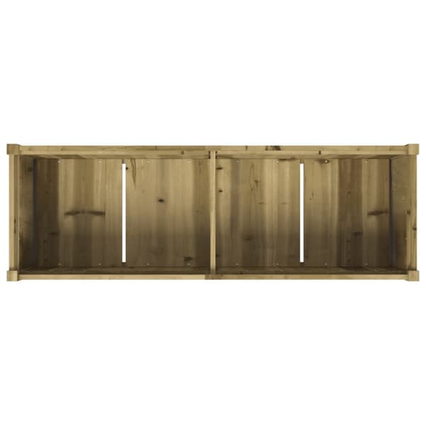 The Living Store plantekasse 150x50x70 cm imprægneret fyrretræ -  Plantekrukker