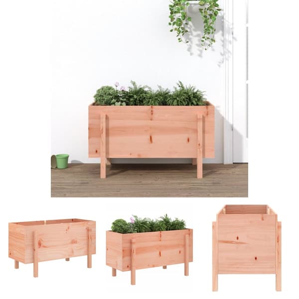 The Living Store højbed 101x50x57 cm massivt douglasgran -  Plantekrukker