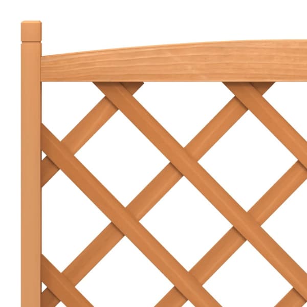 The Living Store plantekasse med espalier massivt grantræ brun -  Plantekrukker