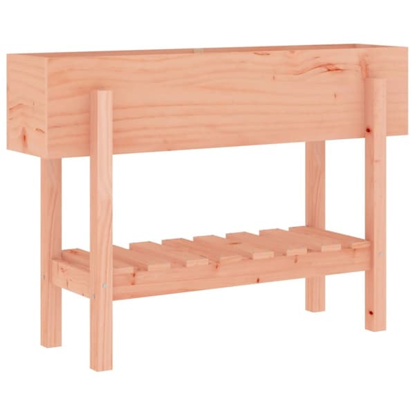 The Living Store Odlingslåda på ben 101x30x69 cm massivt douglasträ -  Krukor & odlingslådor