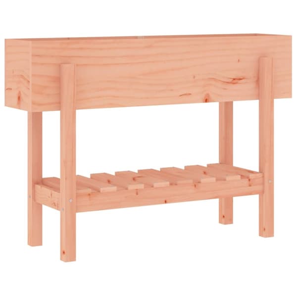 The Living Store Odlingslåda på ben 101x30x69 cm massivt douglasträ -  Krukor & odlingslådor