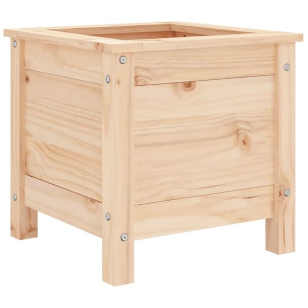The Living Store Odlingslåda 40x40x39 cm massiv furu - Krukor & odlingslådor
