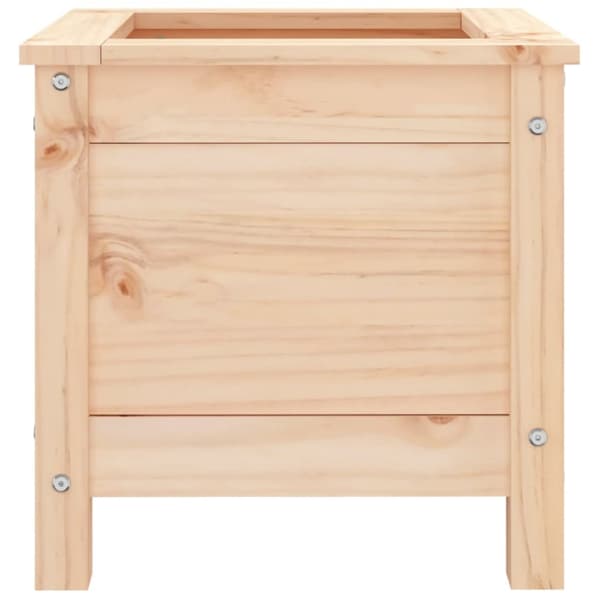 The Living Store Odlingslåda 40x40x39 cm massiv furu - Krukor & odlingslådor