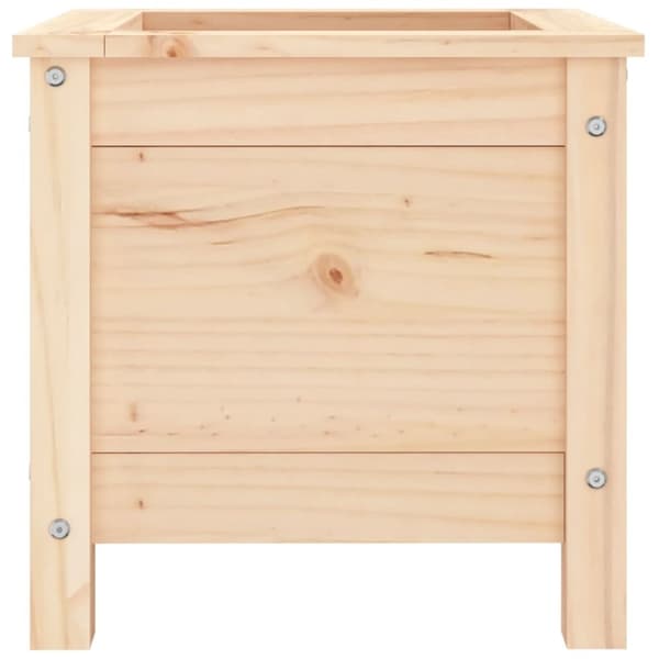 The Living Store Odlingslåda 40x40x39 cm massiv furu - Krukor & odlingslådor