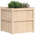 Pikkukuva 5 / 11: The Living Store Ulkokukkalaatikko 70x70x70 cm täysi mänty -  Kukkaruukut & istutuslaatikot