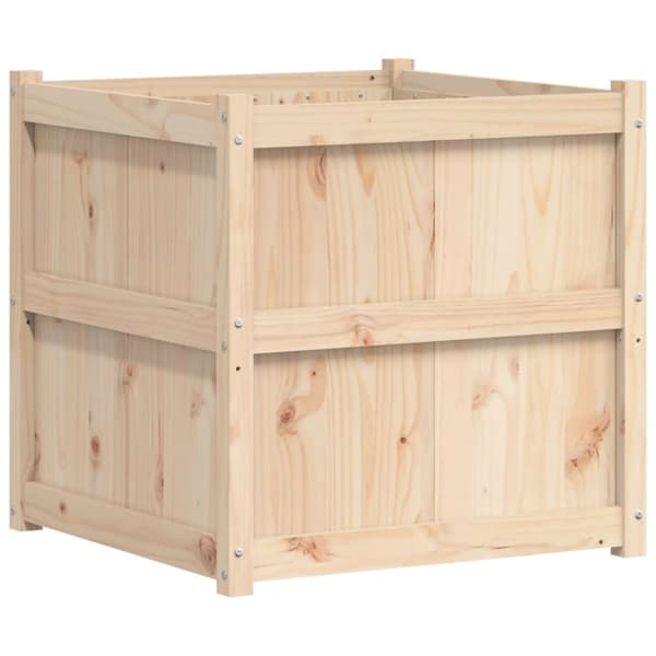 The Living Store Ulkokukkalaatikko 70x70x70 cm täysi mänty -  Kukkaruukut & istutuslaatikot
