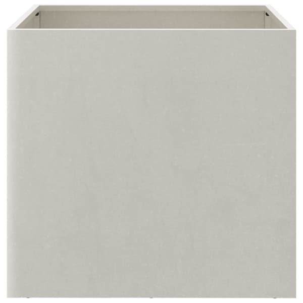 The Living Store Odlingslåda silver 49x47x46 cm rostfritt stål - Krukor & odlingslådor