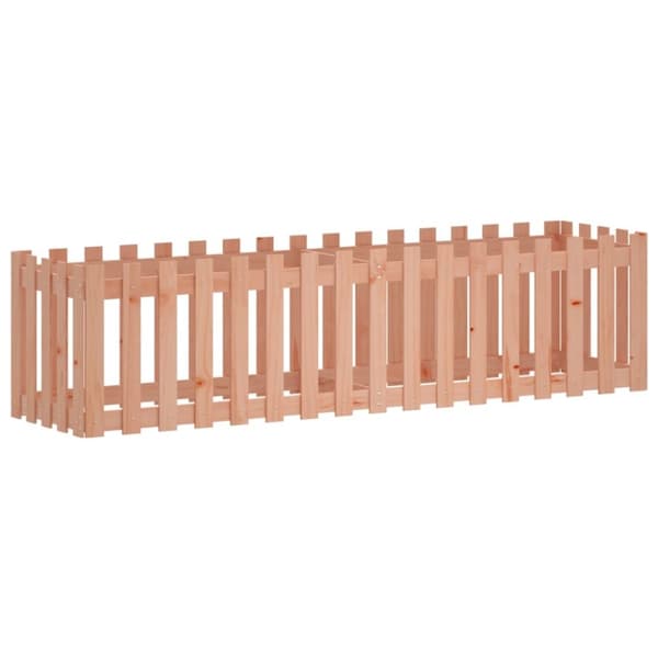 The Living Store højbed med stakitdesign 200x50x50 cm massivt douglasgran -  Plantekrukker