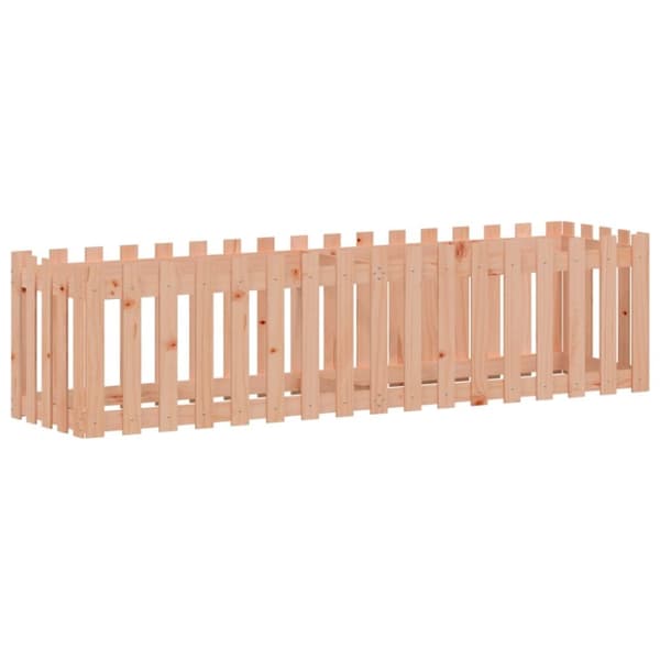 The Living Store højbed med stakitdesign 200x50x50 cm massivt douglasgran -  Plantekrukker