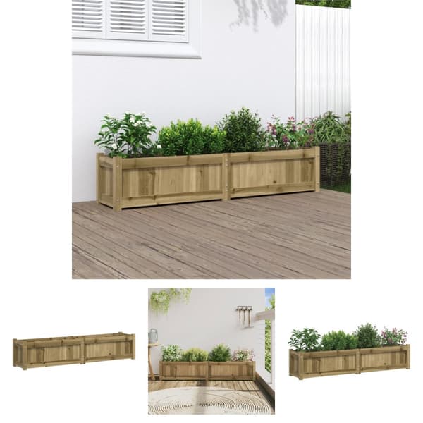The Living Store Odlingslåda 150x31x31 cm impregnerat furu -  Krukor & odlingslådor