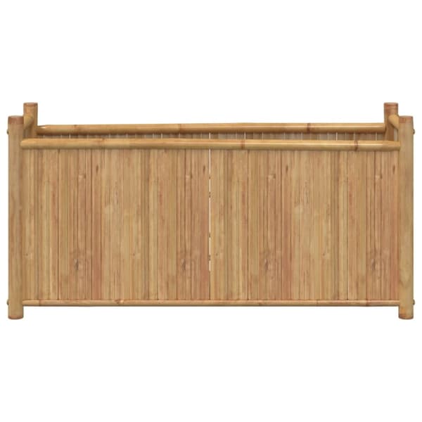 The Living Store plantekasse 100x30x50 cm bambus - Plantekrukker