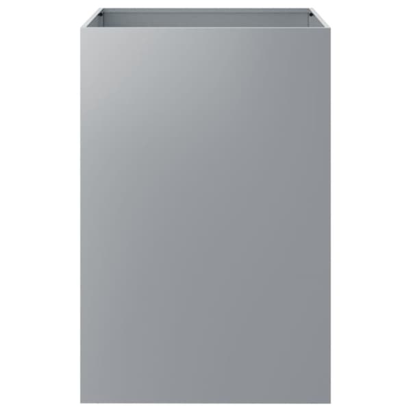 The Living Store Odlingslåda silver 52x48x75 cm galvaniserat stål - Krukor & odlingslådor
