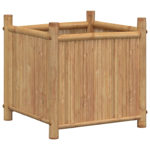 The Living Store Odlingslåda 40x40x40 cm bambu - Krukor & odlingslådor