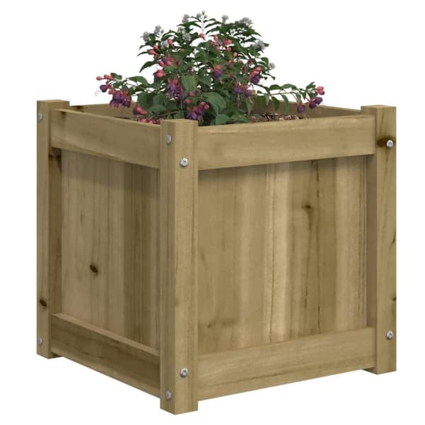 The Living Store Odlingslåda 40x40x40 cm impregnerat furu -  Krukor & odlingslådor
